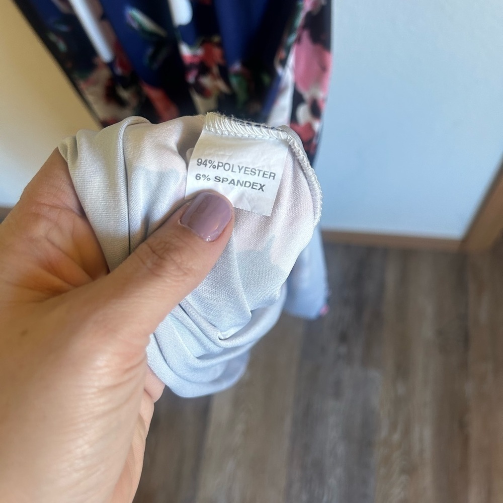 Ouges Women's V-Neck Pattern Pocket Maxi Long Dre… - image 7